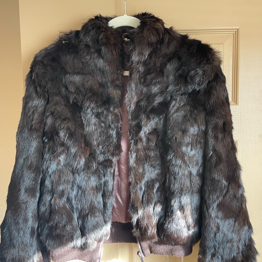 Women's Rabbit Fur Jacket- Vintage
